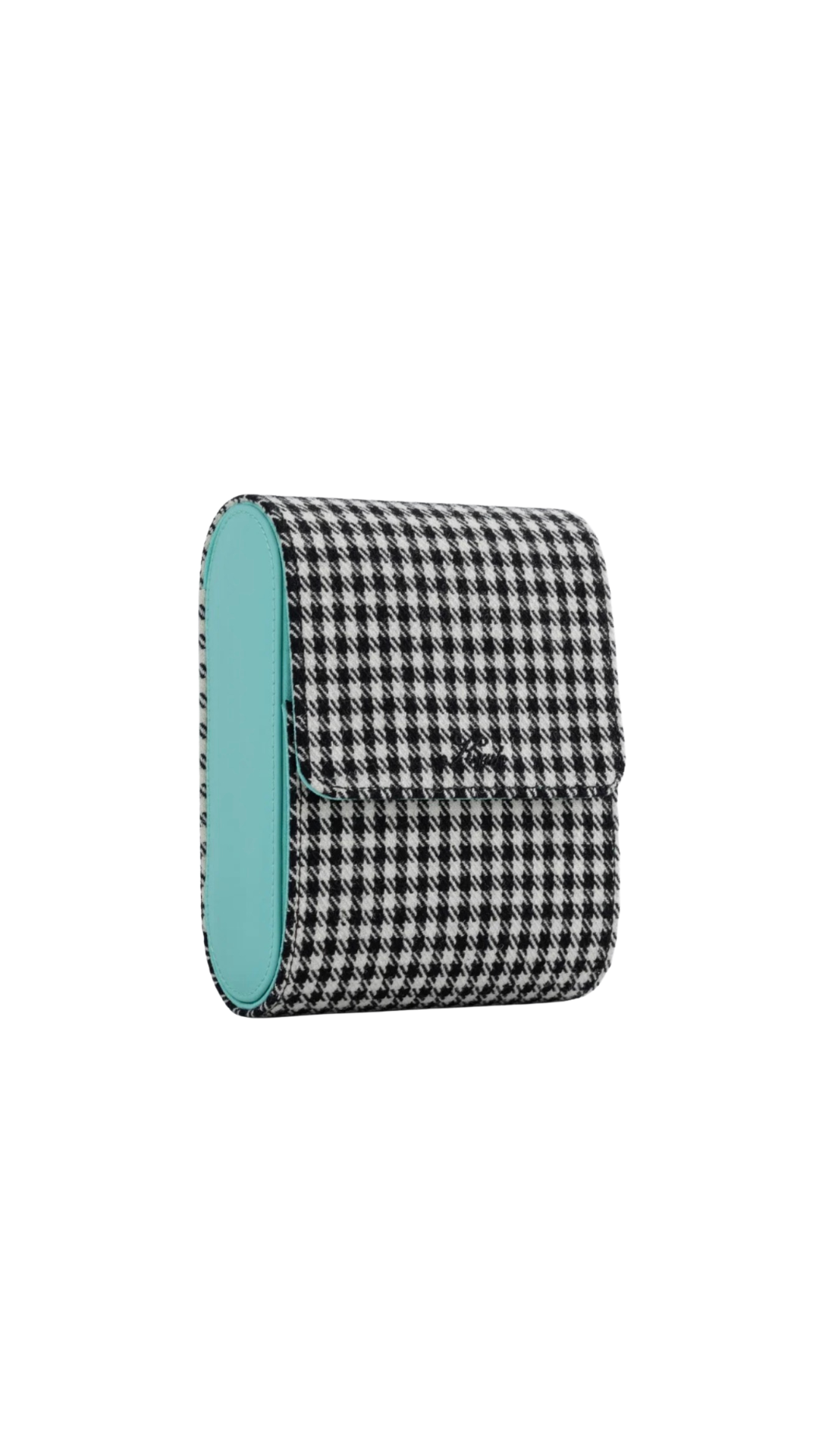 KRUK BLACK/WHITE PEPITA LE BLUE 4 WATCH CASE