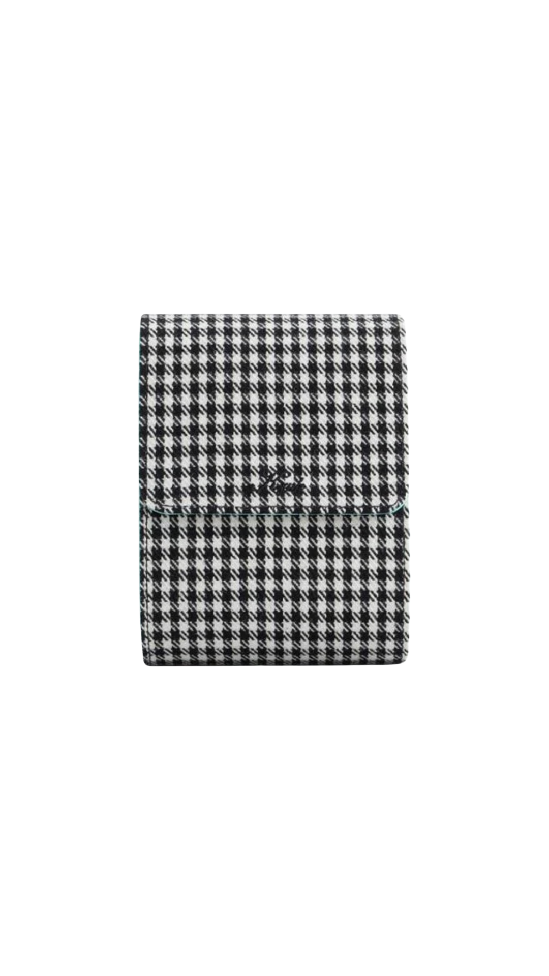 KRUK BLACK/WHITE PEPITA LE BLUE 4 WATCH CASE