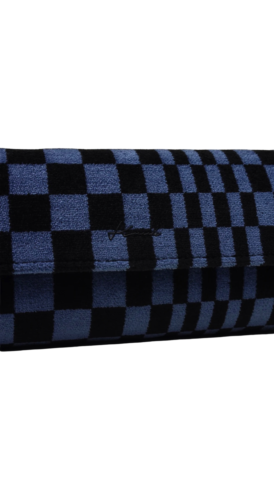 KRUK BLACK/BLUE PASHA CHECKERED 3-WATCH TRAVEL & STORAGE CASE