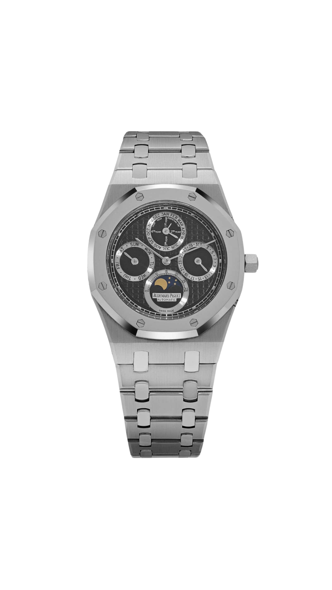 Audemars Piguet Royal Oak Perpetual Calendar 25820SP.O.0944SP.01 Stainless Steel Platinum Black Dial