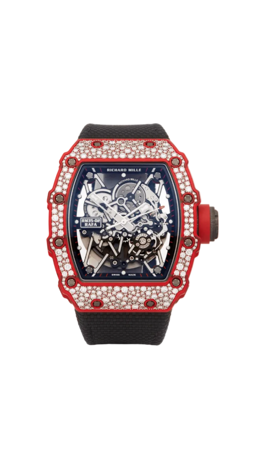 Richard Mille RM35-02 ‘Rafa’ Diamonds - HauteLuxuryWatches