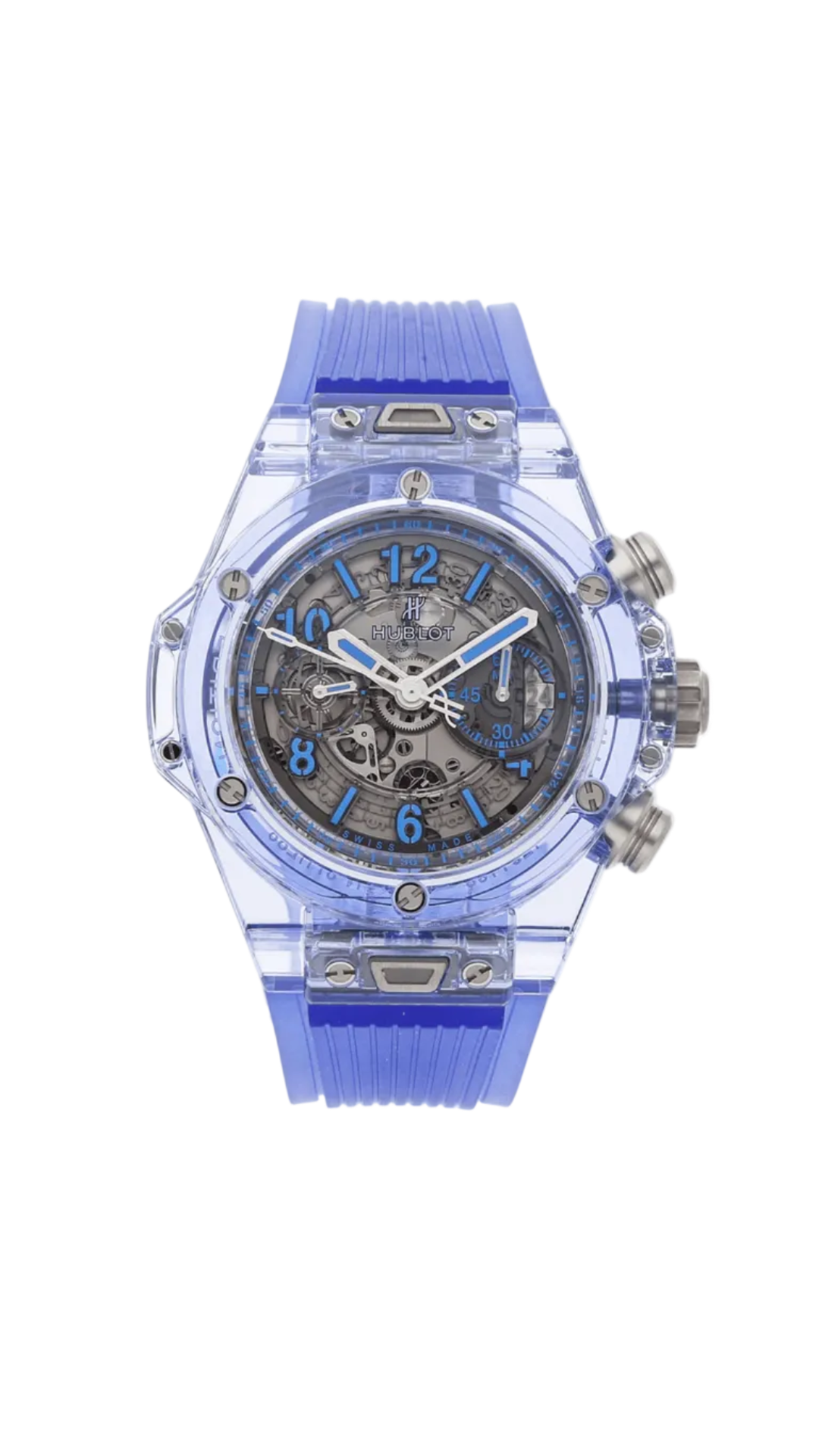 Hublot Big Bang Unico Sapphire Blue 411.JL.4809.RT - HauteLuxuryWatches