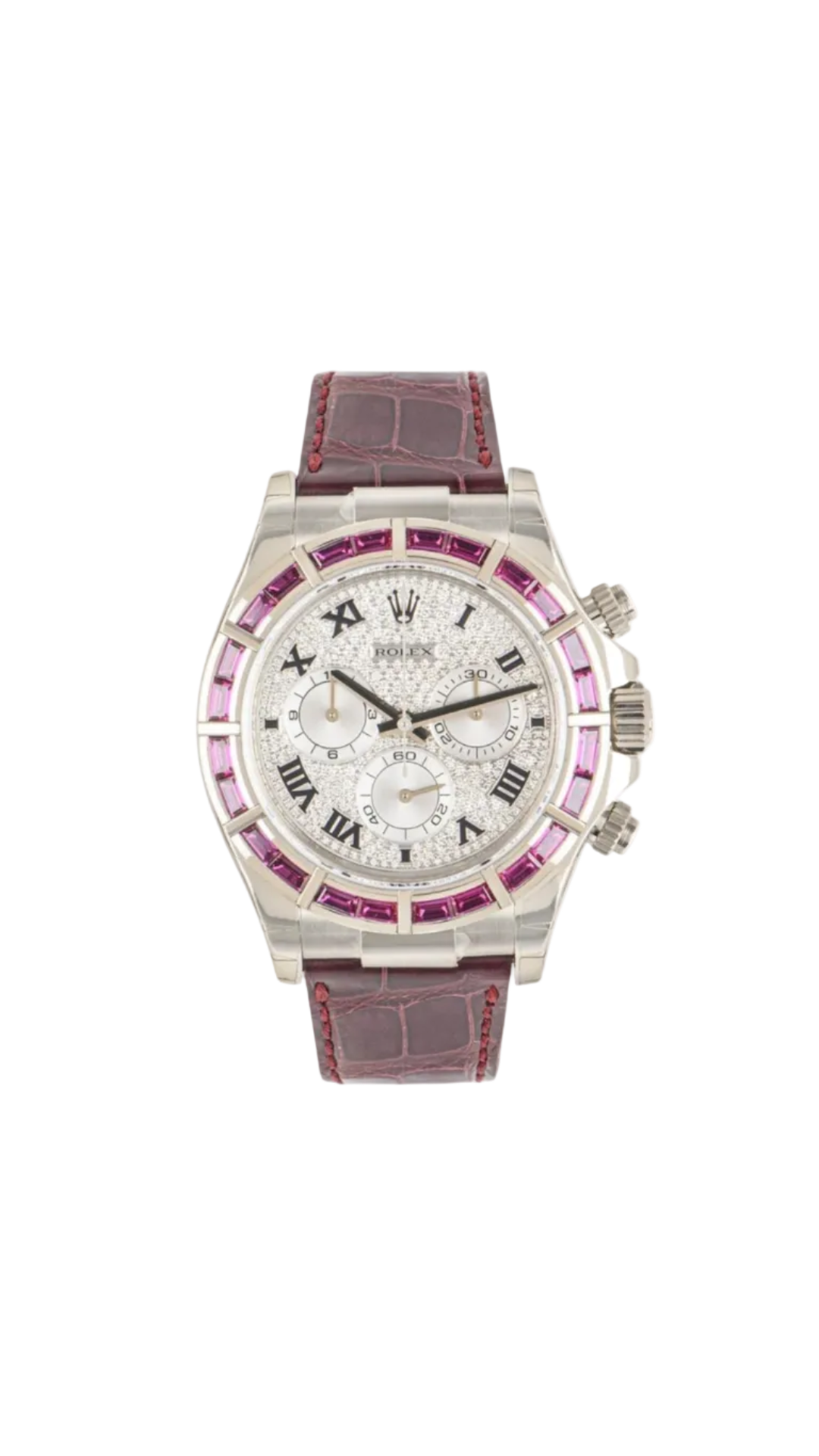 Rolex Daytona Cosmograph Ruby WG 116589SALV - HauteLuxuryWatches