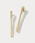 Drop Yellow Gold and Diamond Earring - Ammrada
