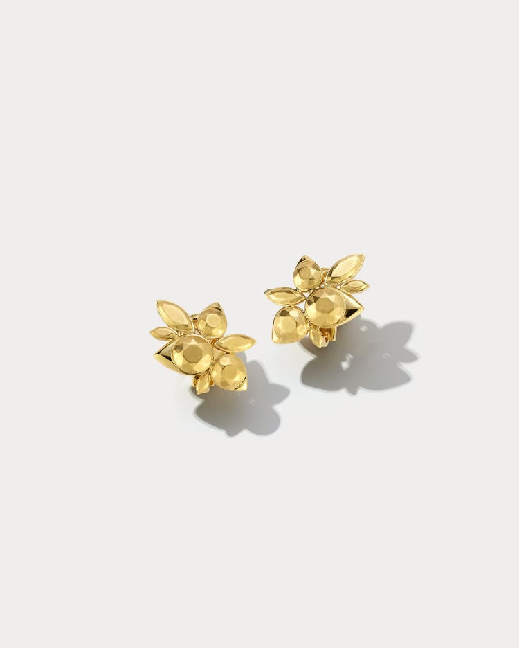 Hammered Cluster Earrings - Ammrada
