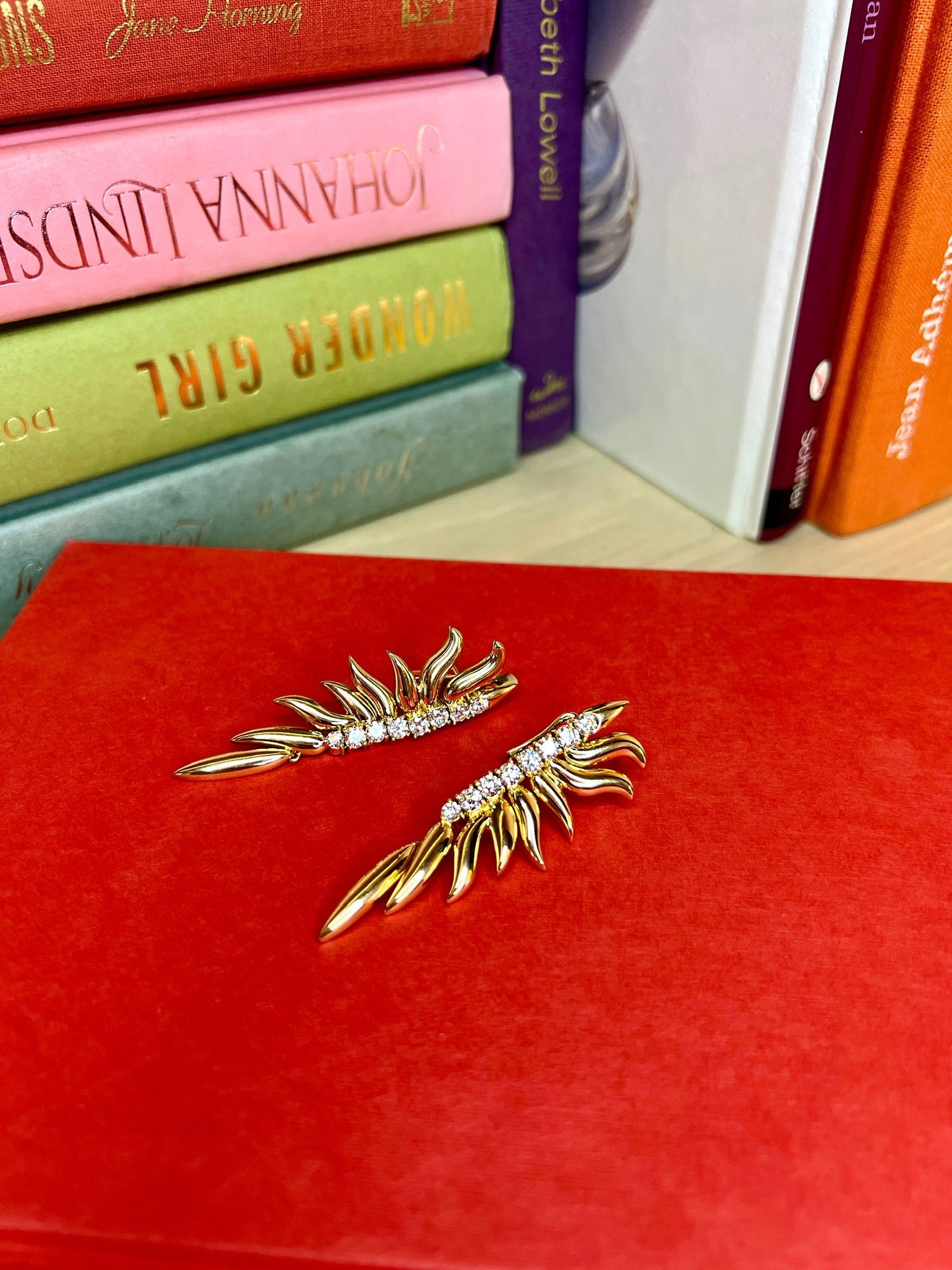 Flame Diamond Earrings - Ammrada