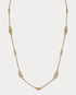 Yellow Gold & Diamond 36 Inch Infinity Necklace - Ammrada