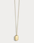 18k Yellow Gold Dog tag with diamonds - Ammrada