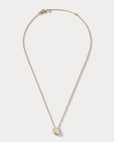 Heartnote Yellow Gold and Pearl Ceramic Pendant - Ammrada