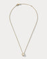 Heartnote Yellow Gold and Pearl Ceramic Pendant - Ammrada