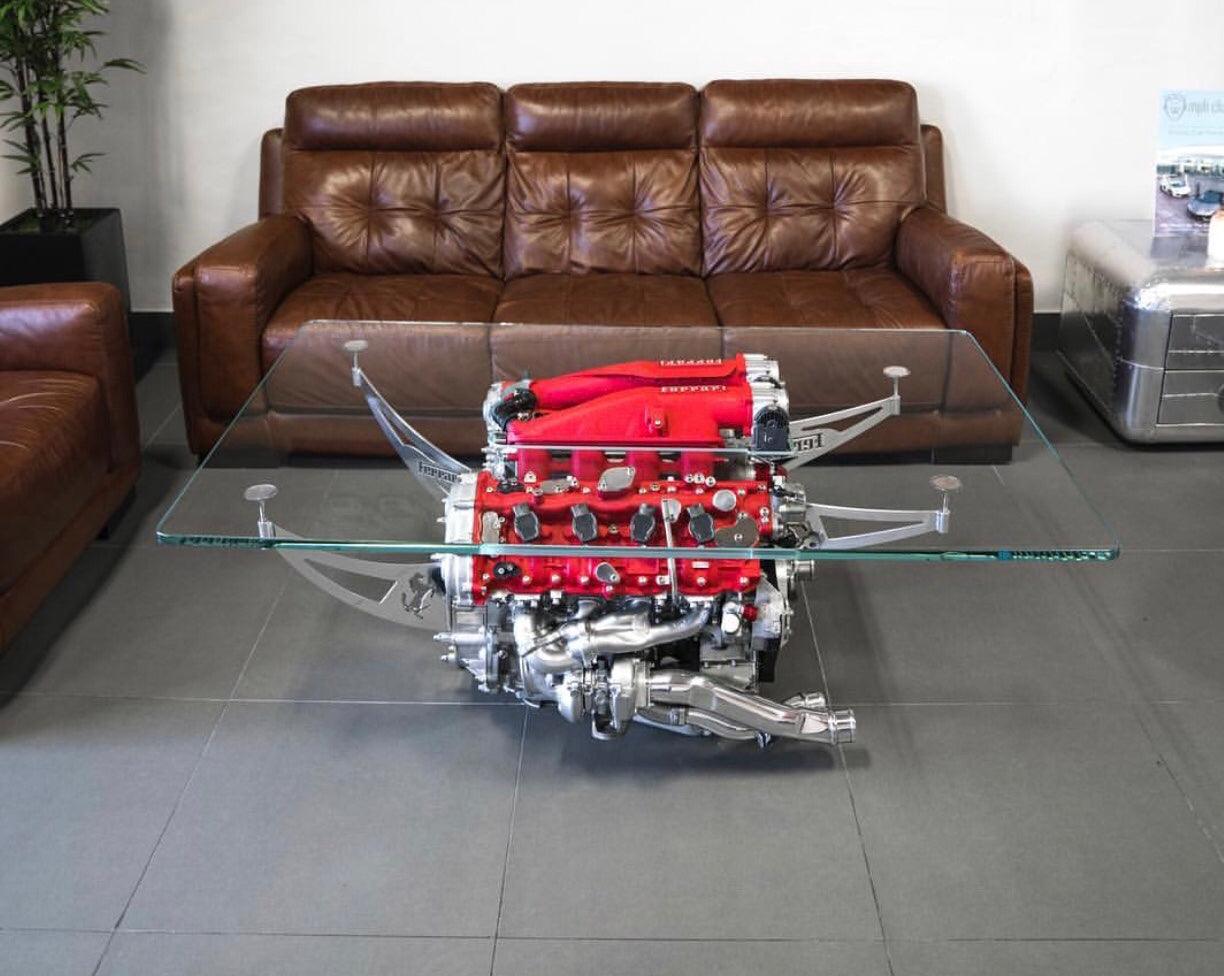 Ferrari Glass Table - California T ‘Handling Speciale’ - HauteLuxuryWatches