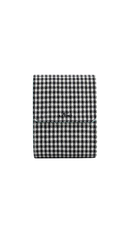 KRUK BLACK/WHITE PEPITA LE BLUE 4 WATCH CASE