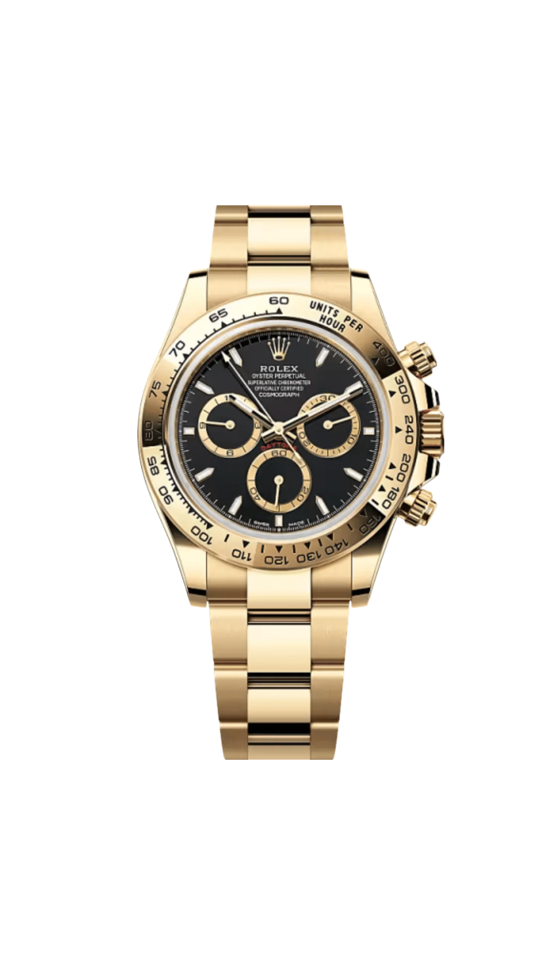 Rolex Daytona 126508 Yellow Gold Black Dial