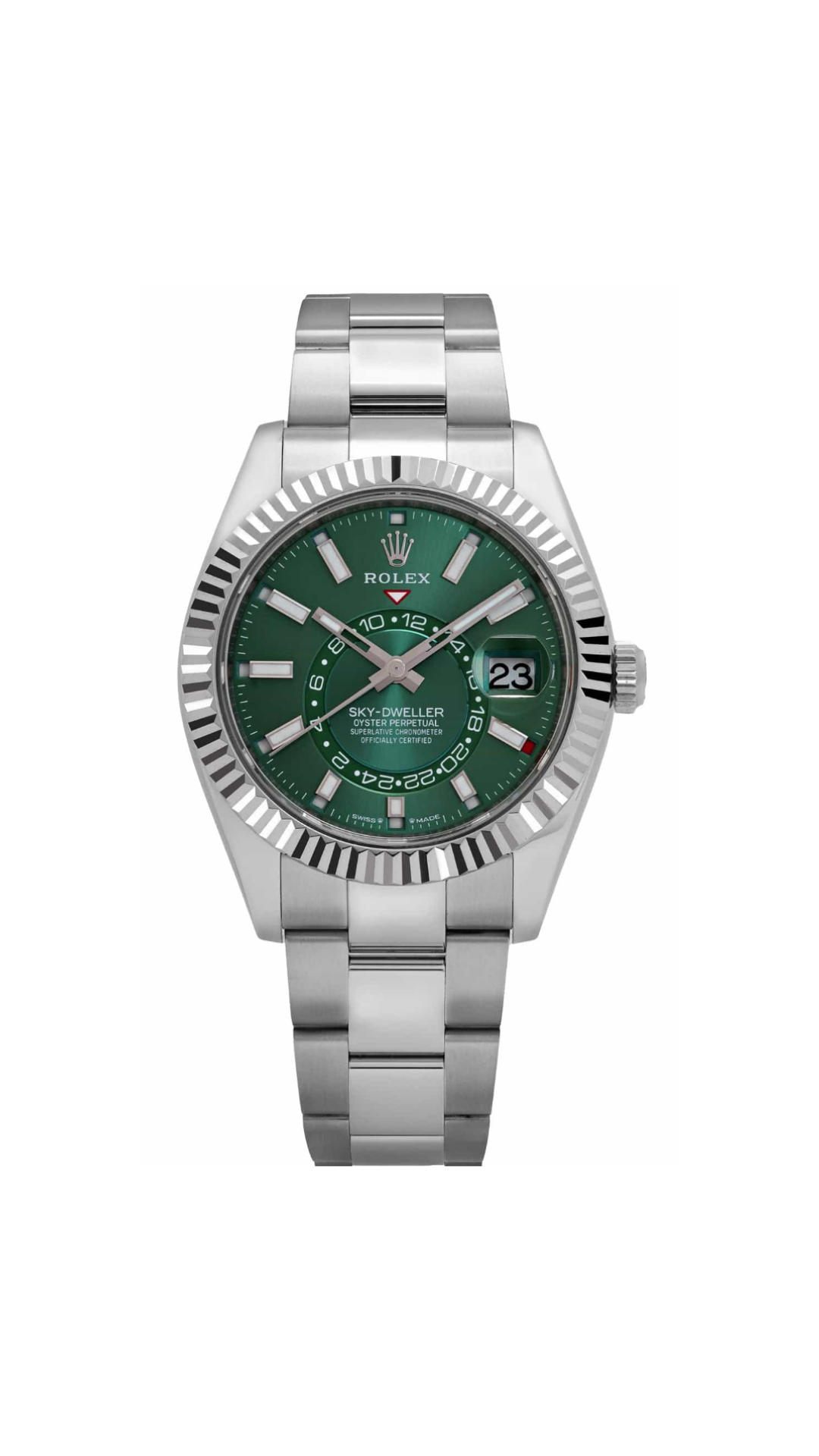 Rolex Sky-Dweller 336934 Stainless Steel Green Dial Oyster