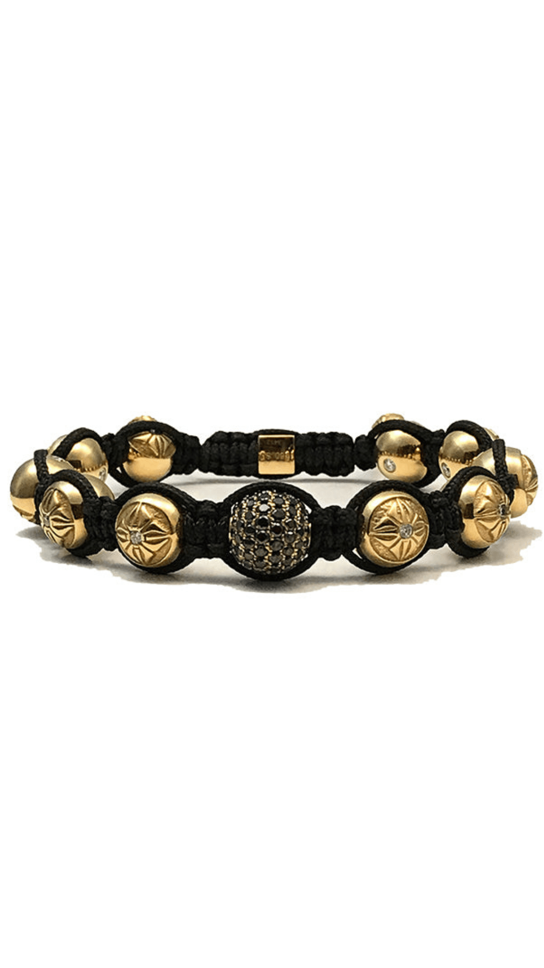 Shamballa Jewels 10mm Rose Gold Lock Bracelet - HauteLuxuryWatches